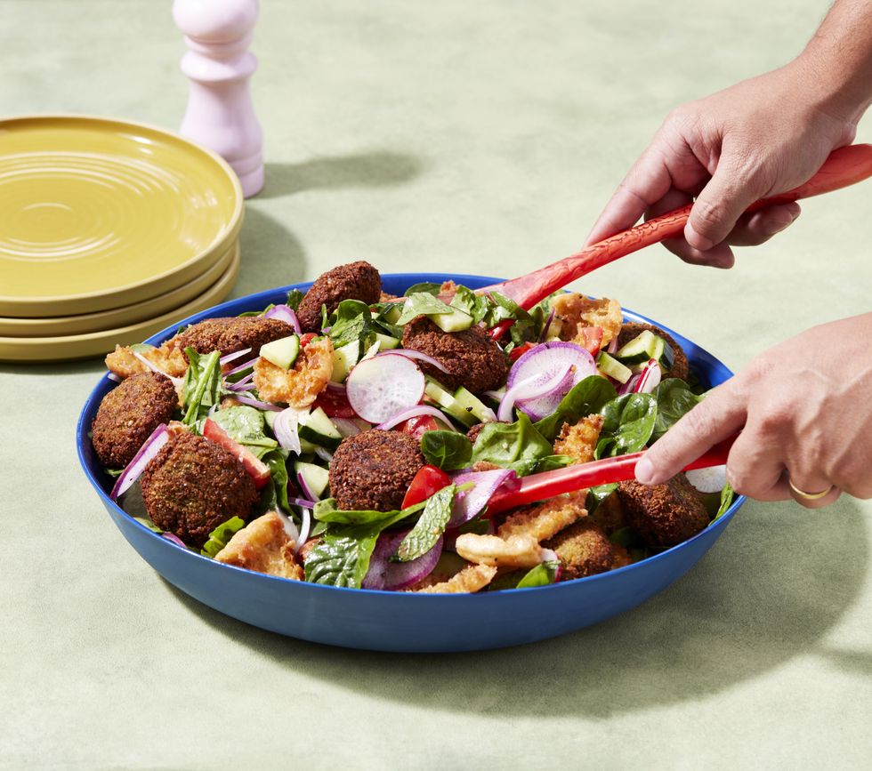 Falafel Fattoush recipe for madegood x molly yeh