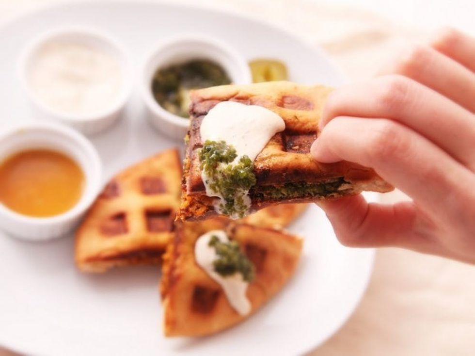 Falafel Waffles