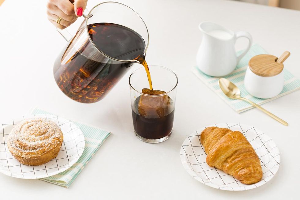 fall coffee bar for a gilmore girls watch party