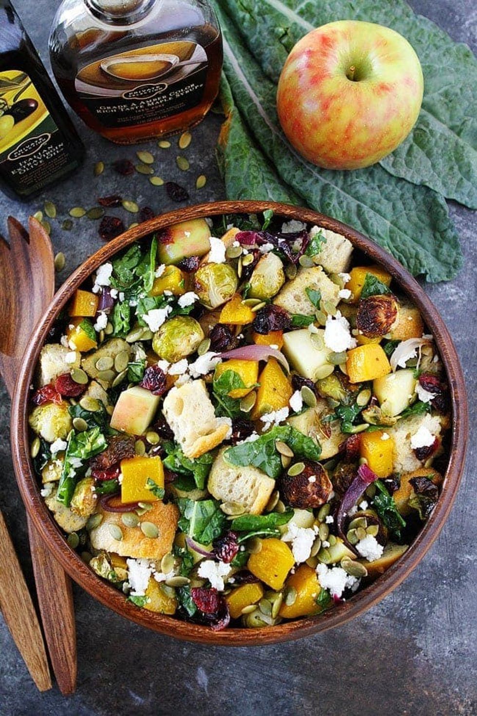 Fall Panzanella Salad