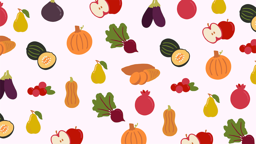 fall produce zoom backdrop