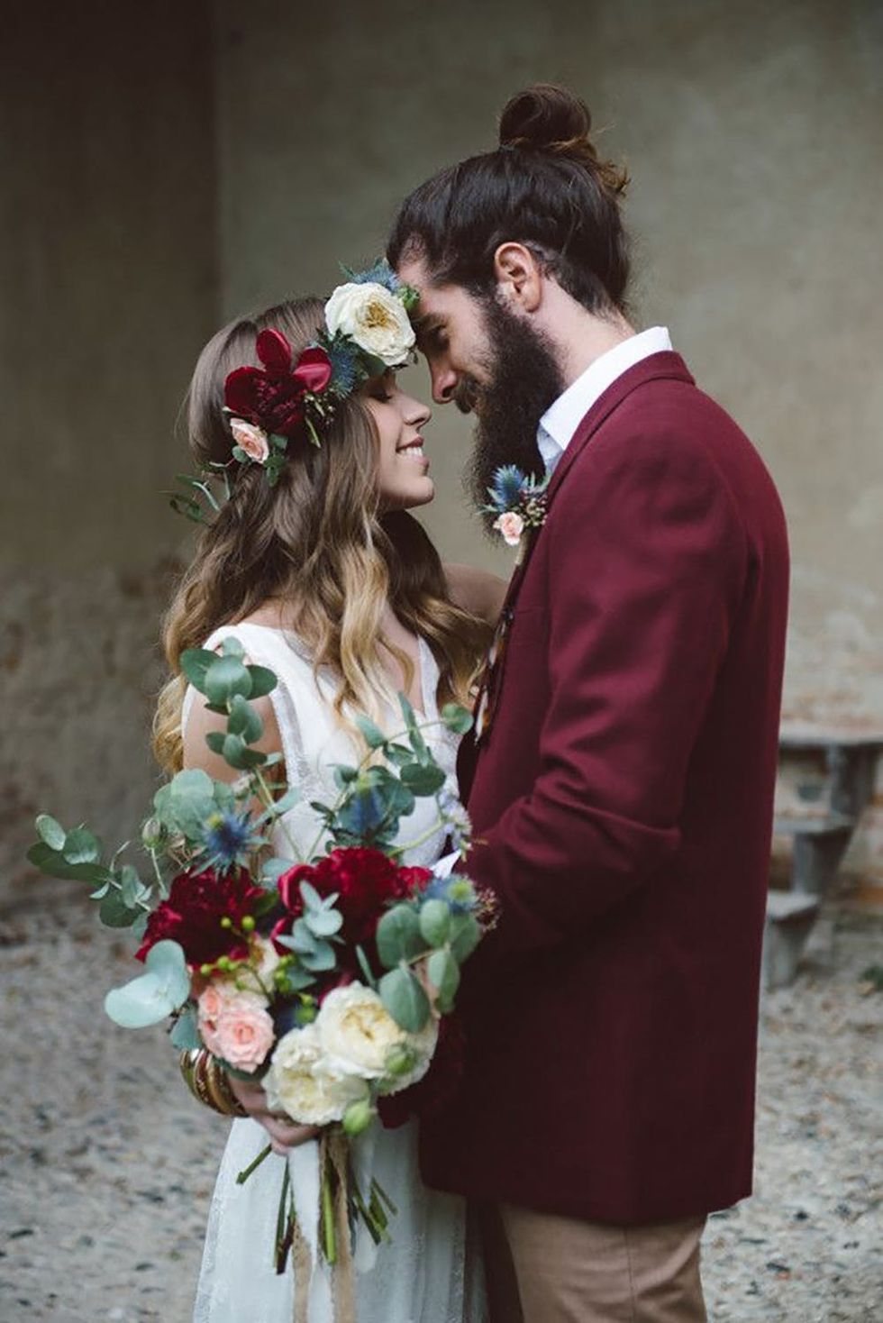 fall trends - bold groom suits
