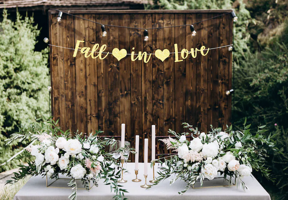 fall wedding decor