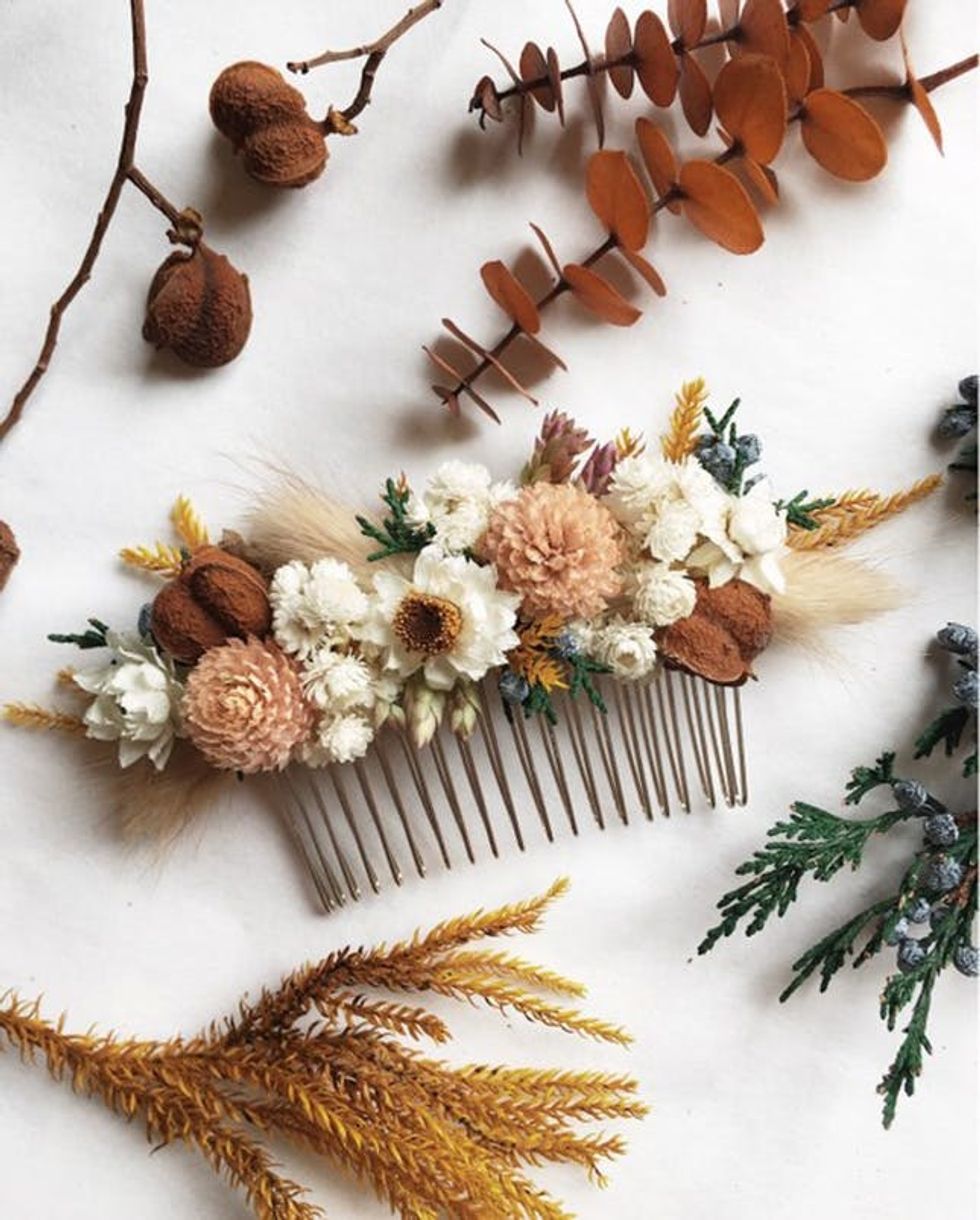 fall wedding hair accessories