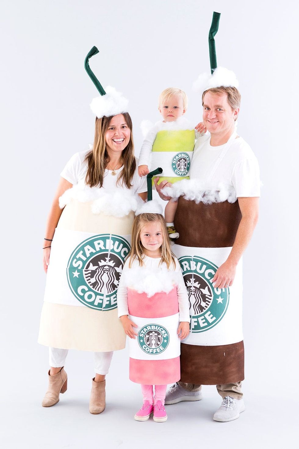 Family of Frappes Costumes