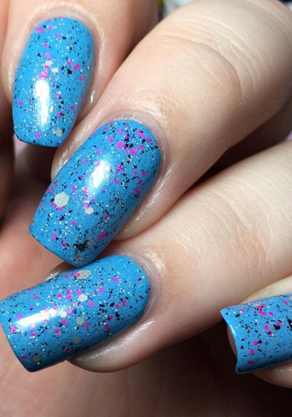 Fanchromatic Nails Eleven Polish With Color-Changing Flakes