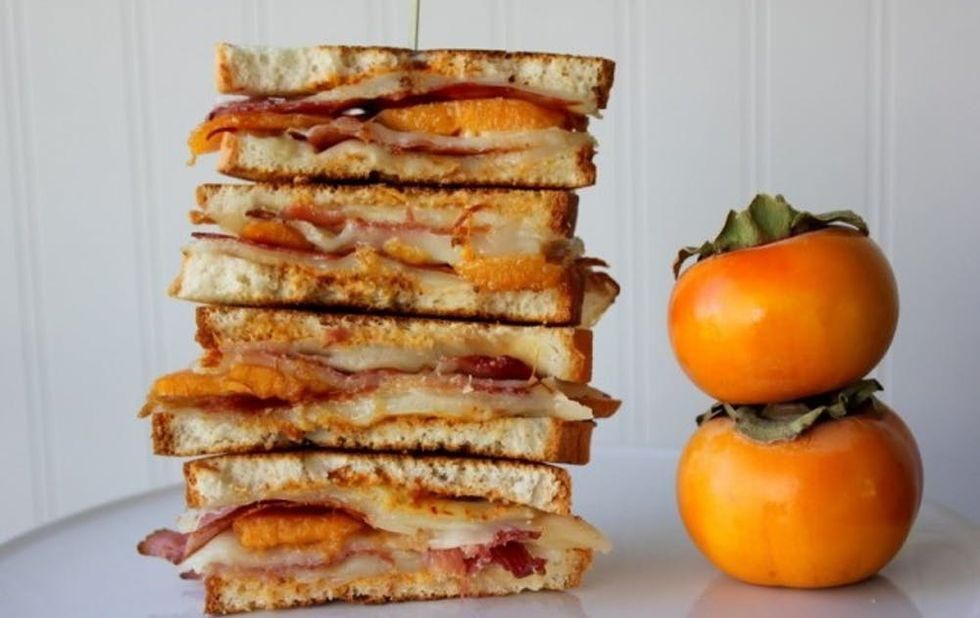 Fancy Persimmon Grilled Cheese