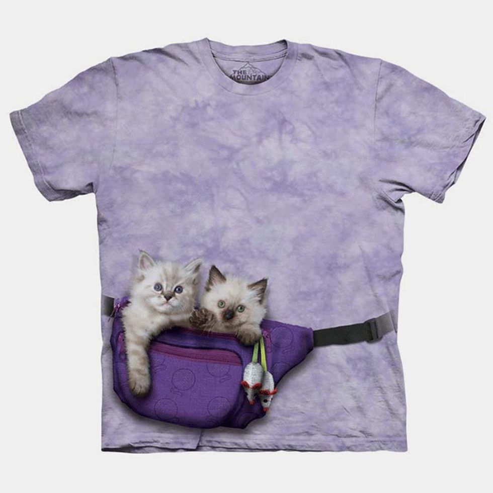 Fanny Pack Kittens T-Shirt White Elephant Gift Idea