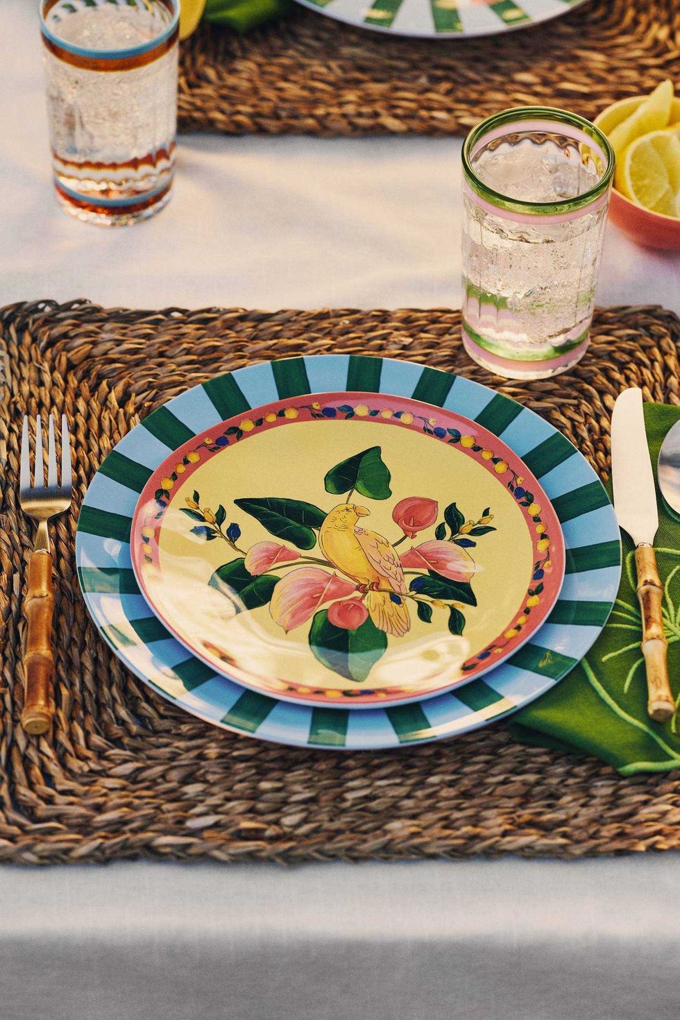 Farm Rio x Anthropologie Dessert Plates (Set of 4)