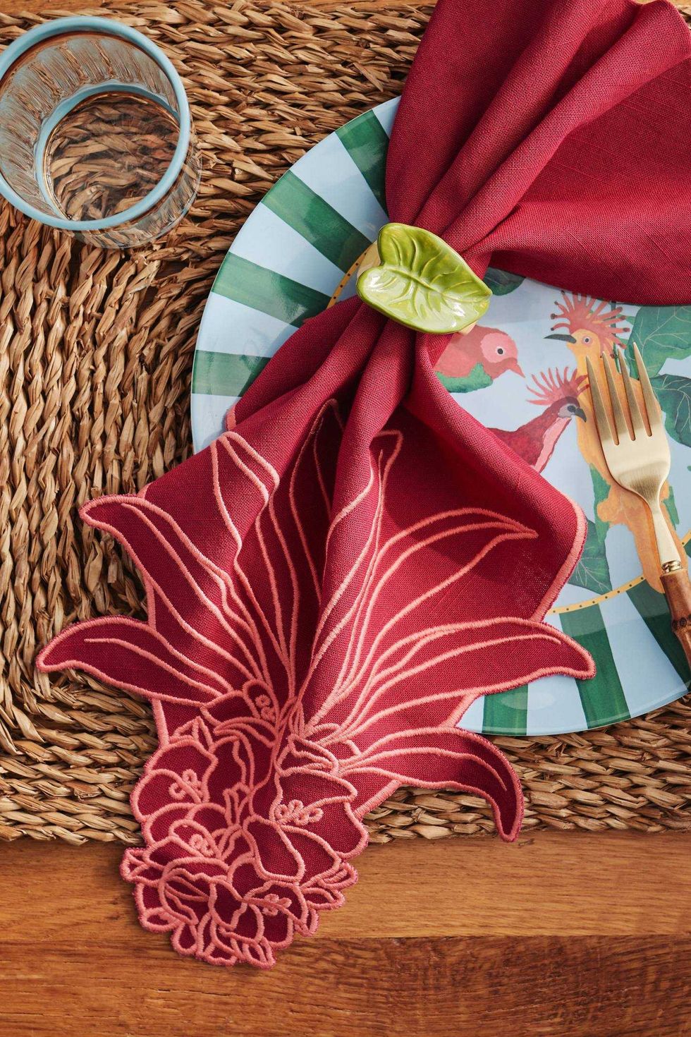 Farm Rio x Anthropologie Embroidered Napkin (Set of 2)