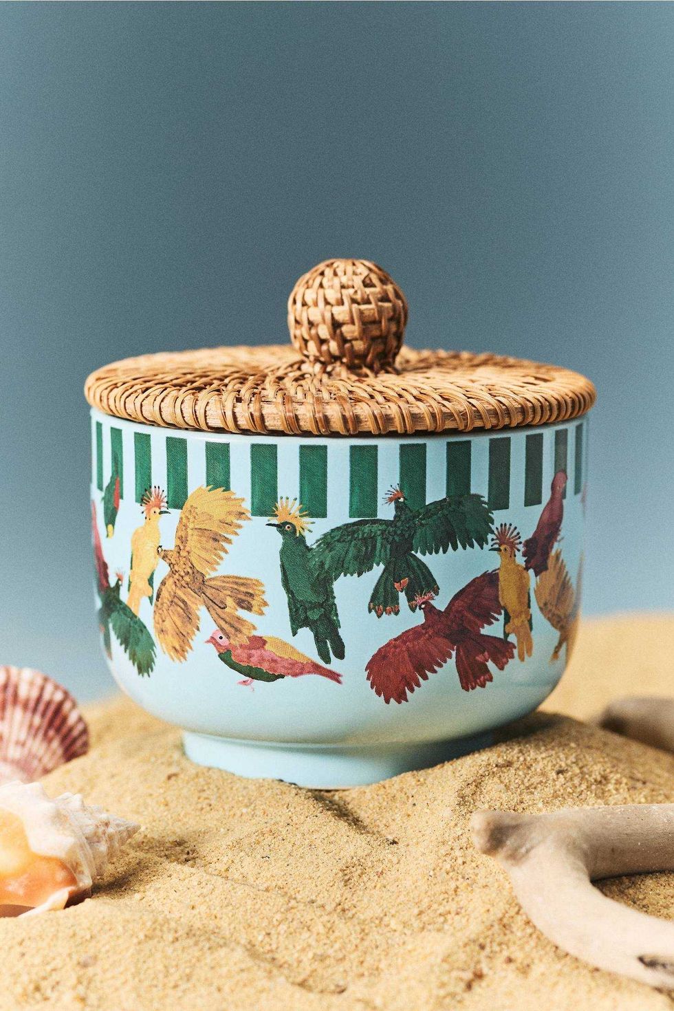 Farm Rio x Anthropologie Fresh Ocean Waves & Bergamot Ceramic Candle
