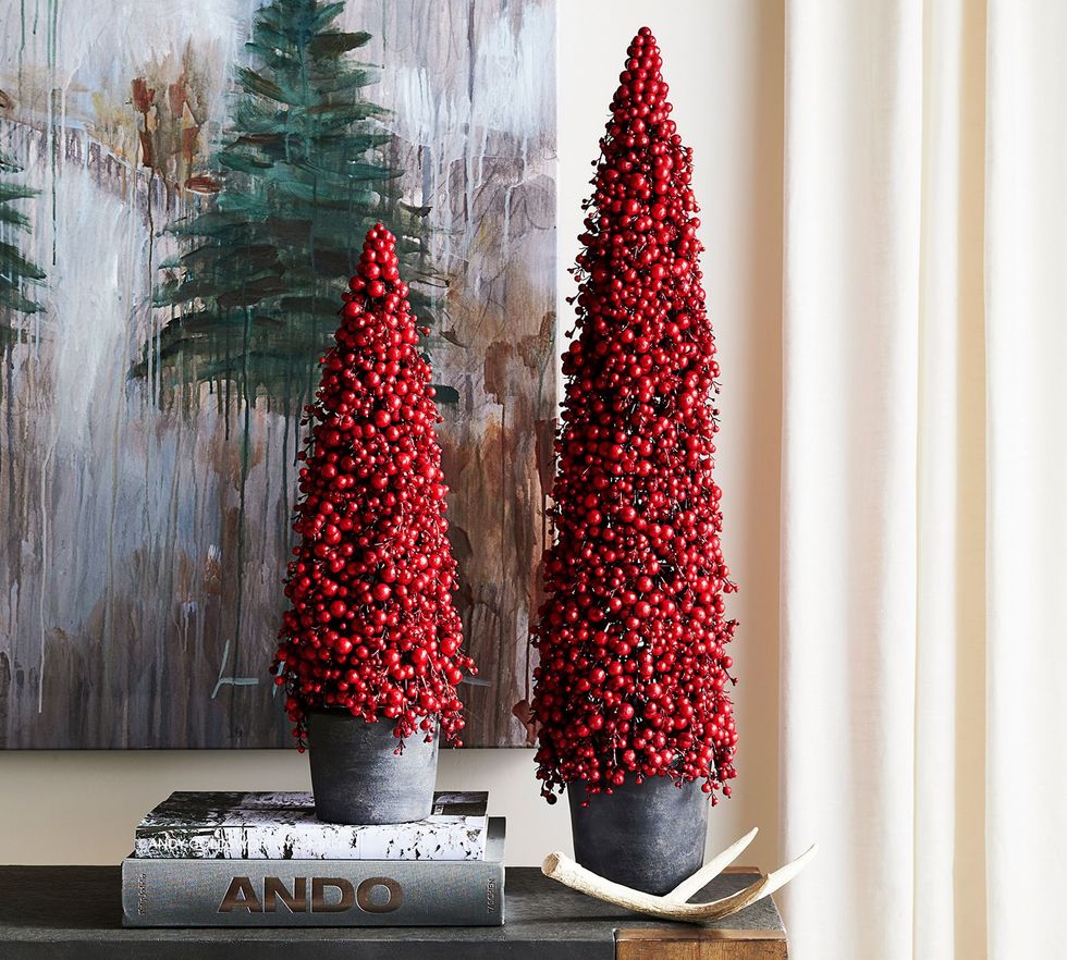Faux Berry Cluster Tree
