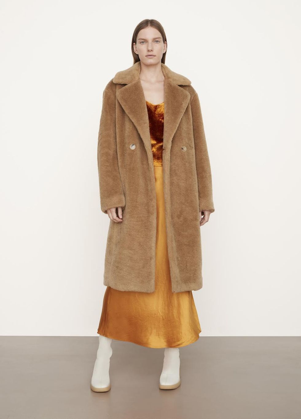 faux shearling coat