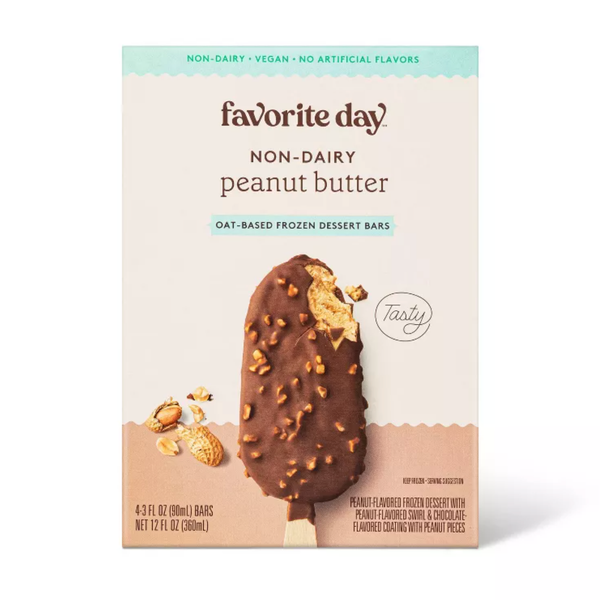Favorite Day Oat-Based Peanut Frozen Dessert Bars