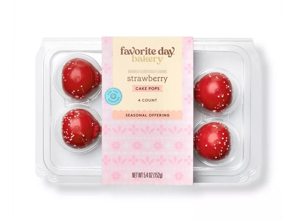 Favorite Day Spring Strawberry Cake Pops