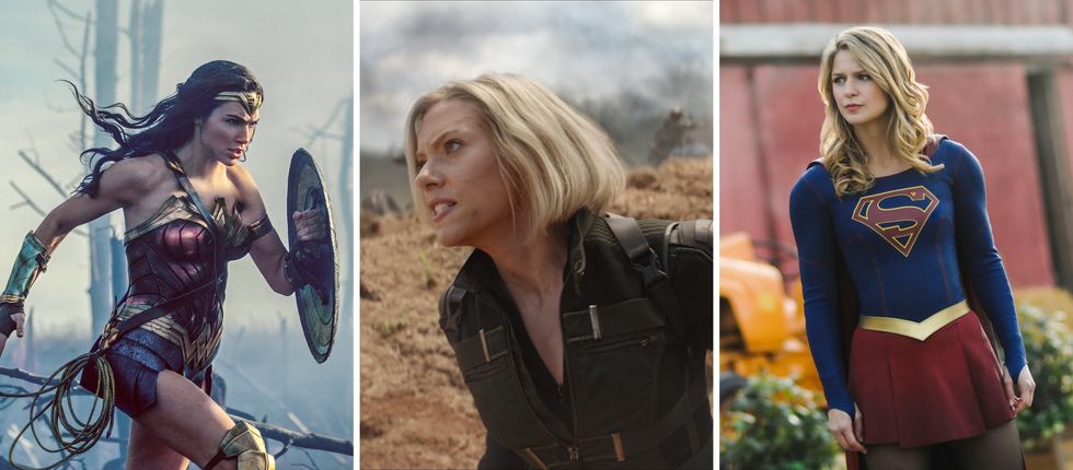 female superheroes from marvel and DC