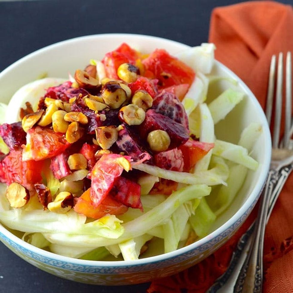 Fennel, Blood Orange & Hazelnut Salad