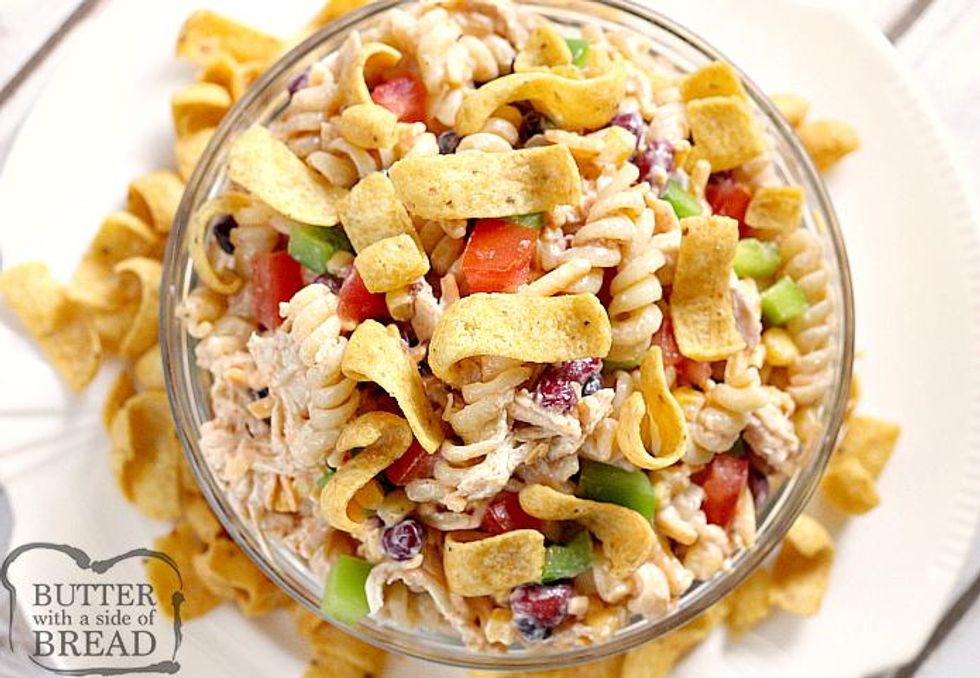 Fiesta Ranch Chicken Pasta Salad