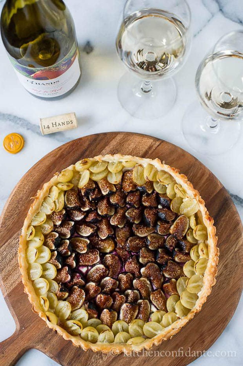 Fig and Grape Tart