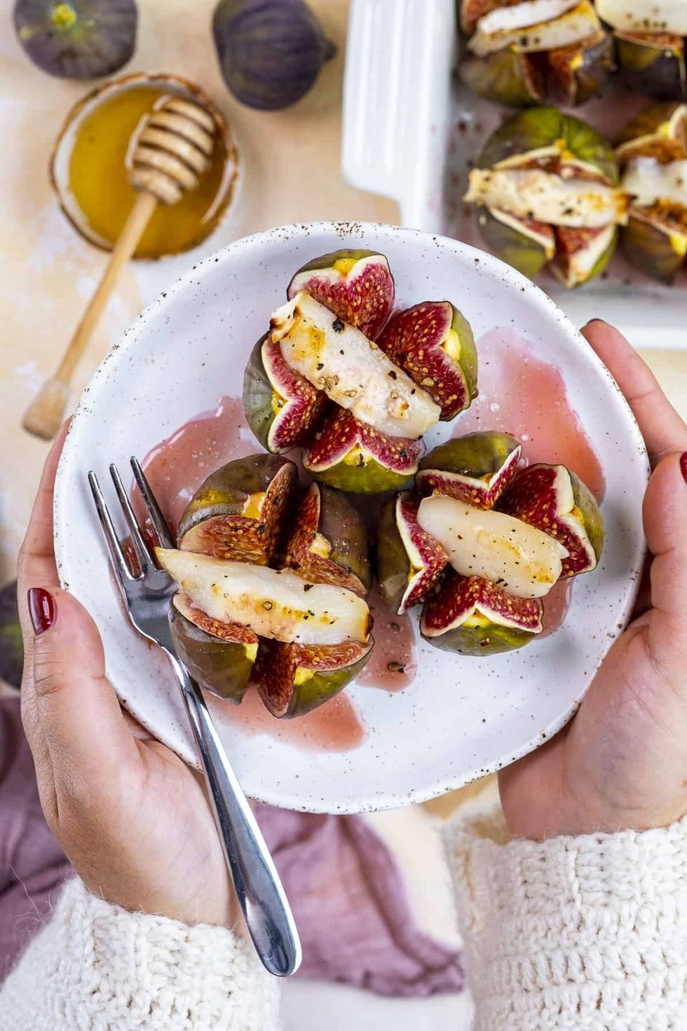 Figs with Goat Cheese