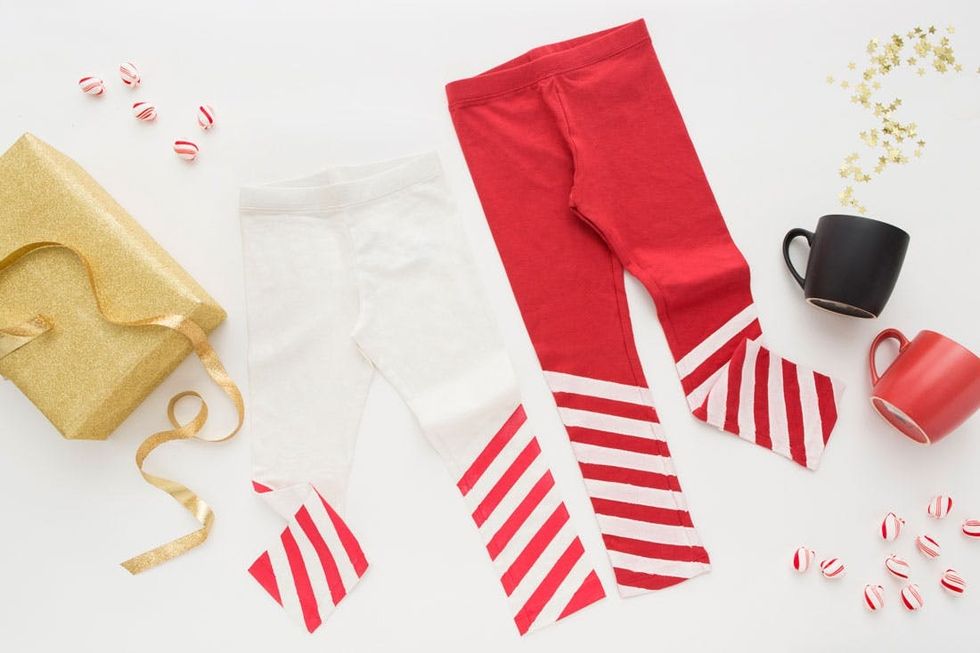 Make These Adorable Holiday Leggings for Your Kids Brit + Co