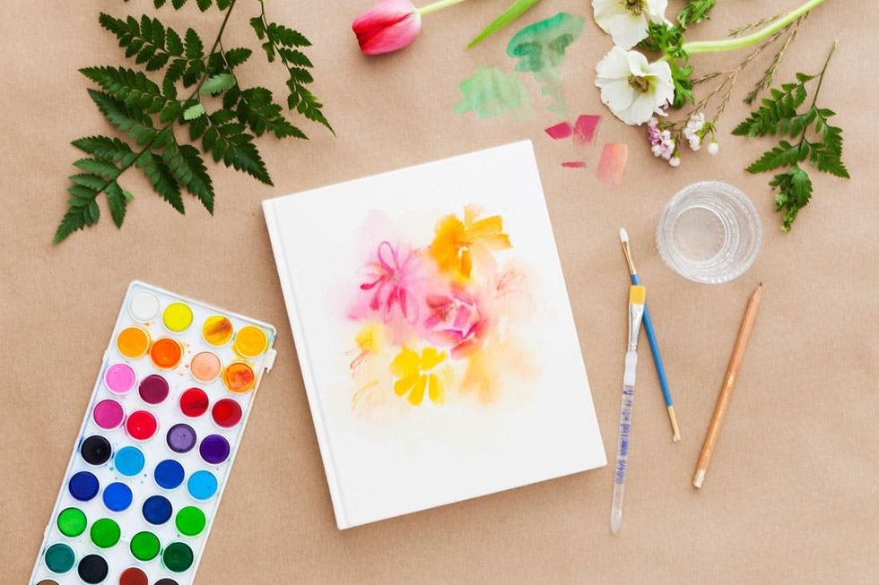 Get Inspired With This DIY Watercolor Sketchbook Brit + Co