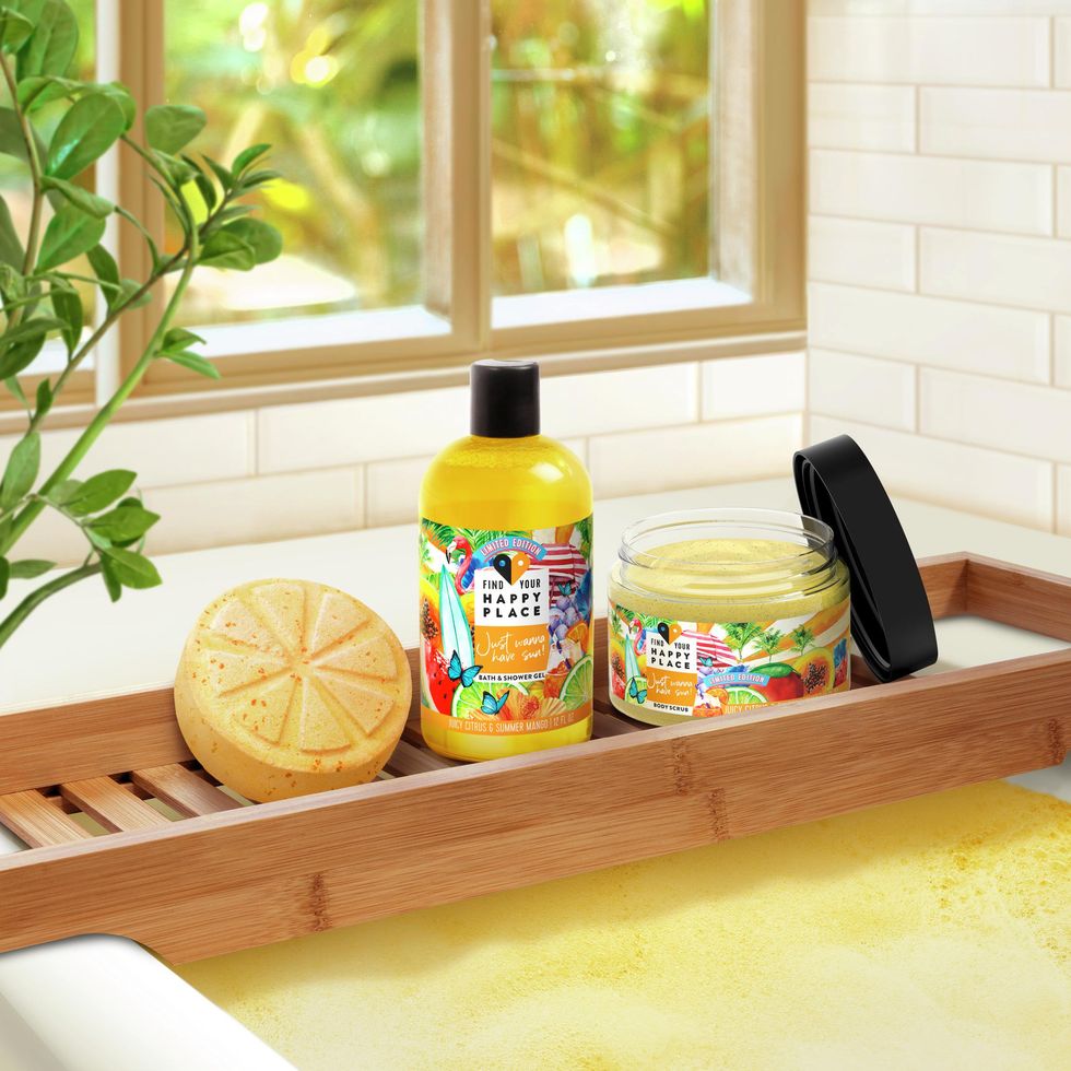 Find Your Happy Place Just Wanna Have Sun! Fizzing Bath Bomb