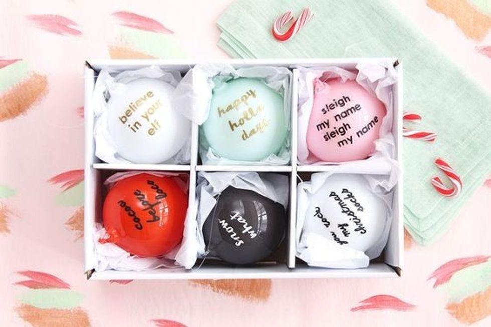 finished diy christmas ornaments