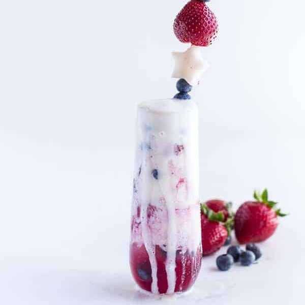 Firecracker Berry Margarita Floats