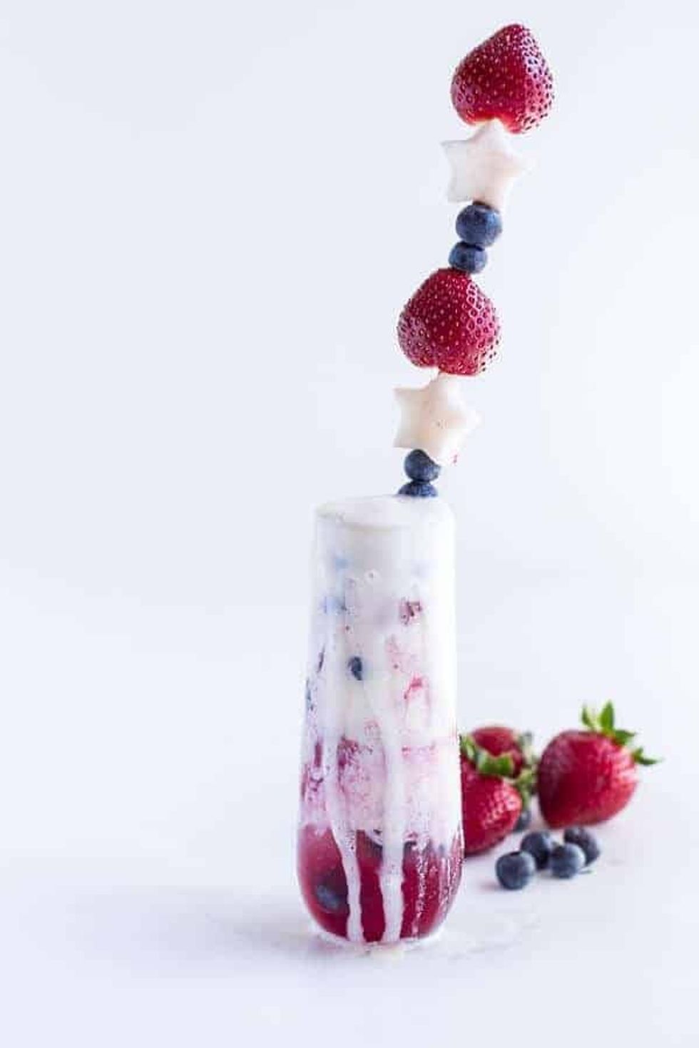 Firecracker Berry Margarita Floats