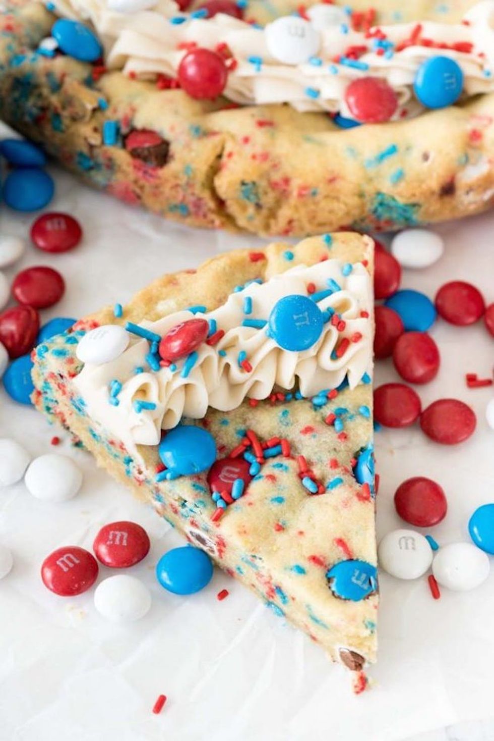 Fireworks Sugar Cookie Cake Recipe