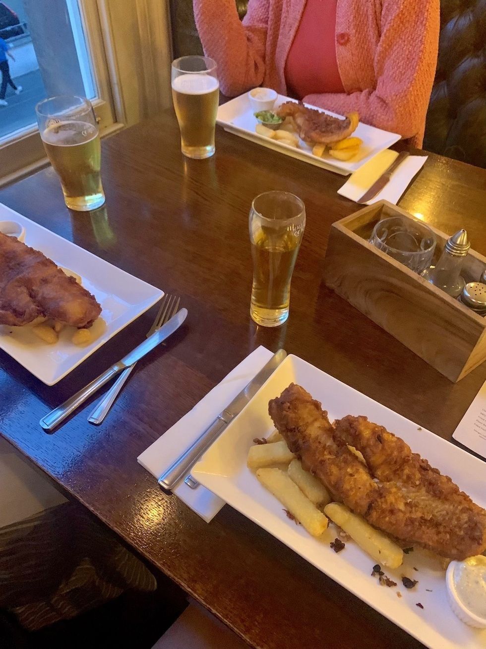 fish and chips london trip