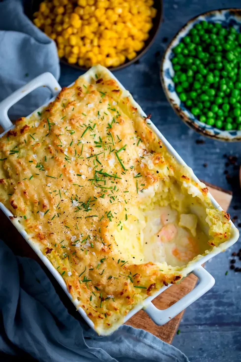 Fish Pie with Cheesy Mash