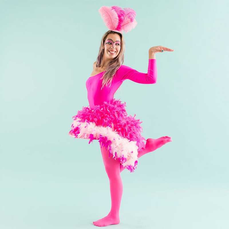 strapless open back dress Pink Flamingo Wings main image 0