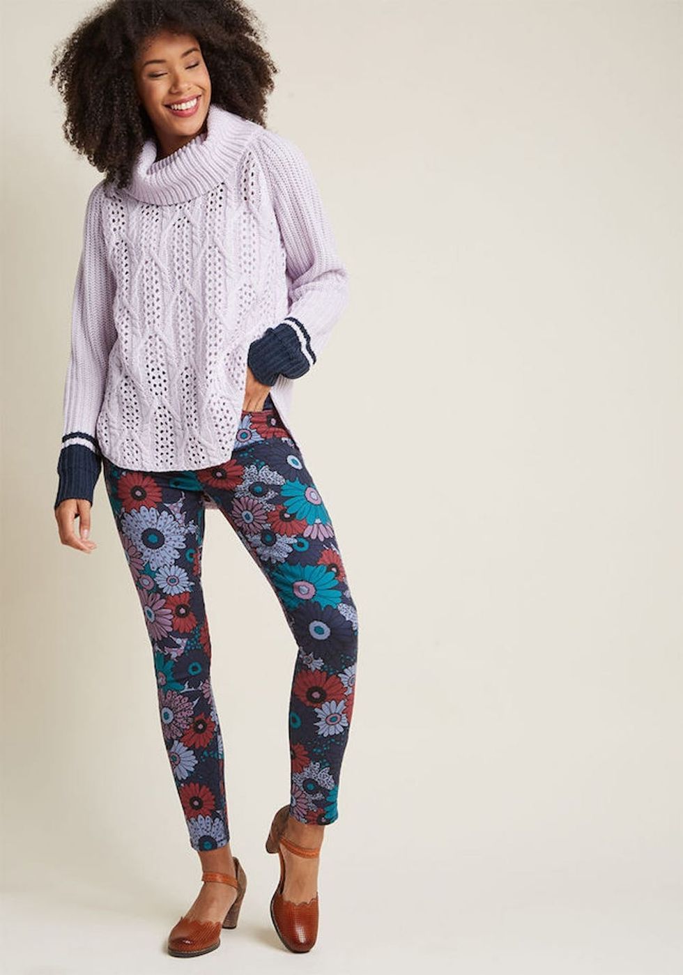 floral+daisy+pants