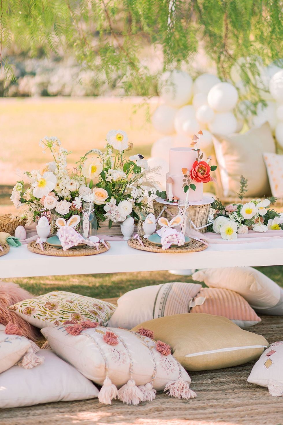 floral easter centerpiece ideas