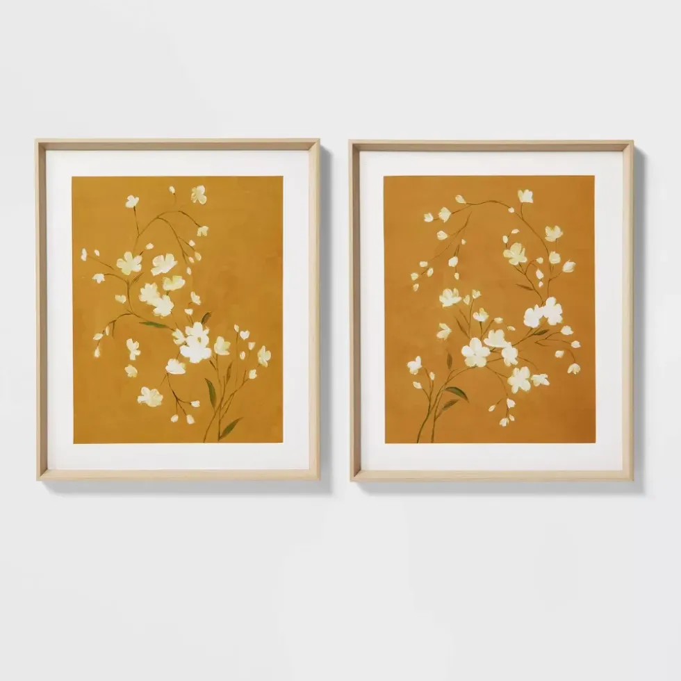 Floral Spring Framed Wall Art - Threshold Designed With Studio MgGee