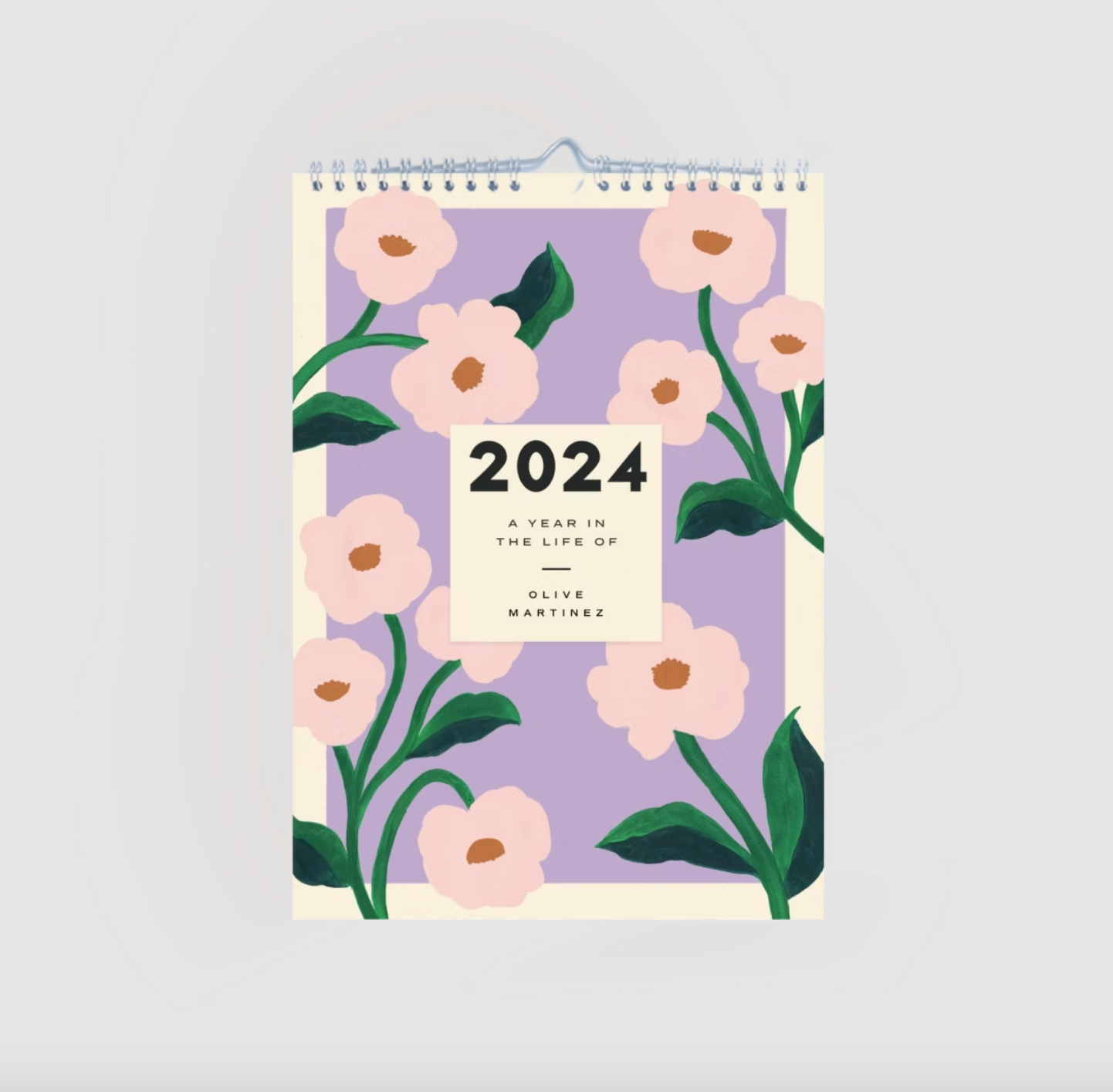 Floral Wall Calendar