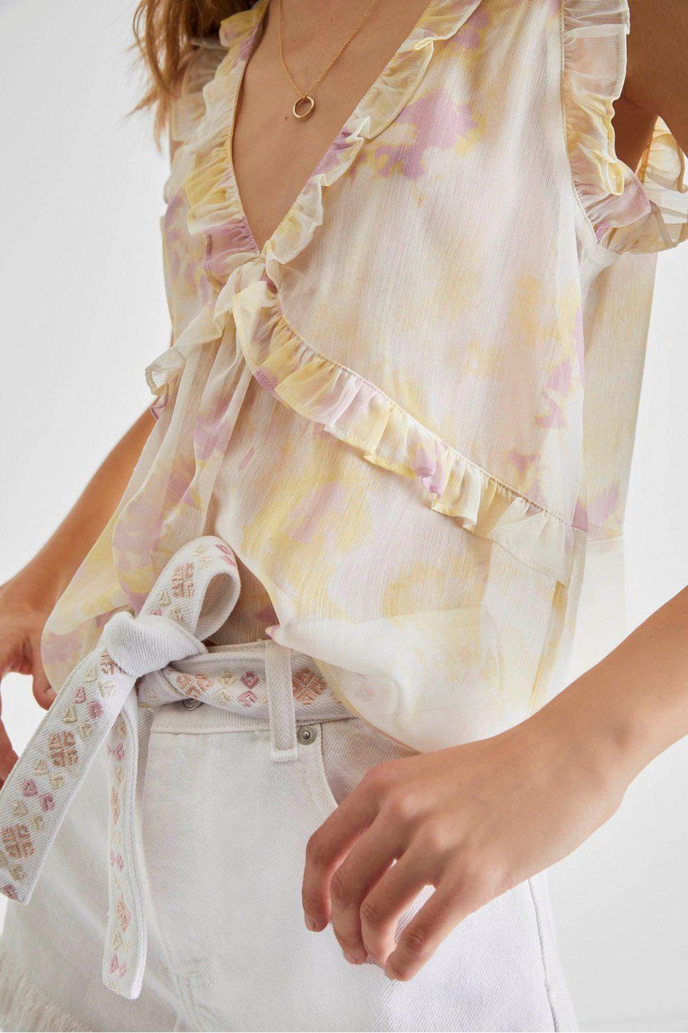 floral watercolor cute summer tops
