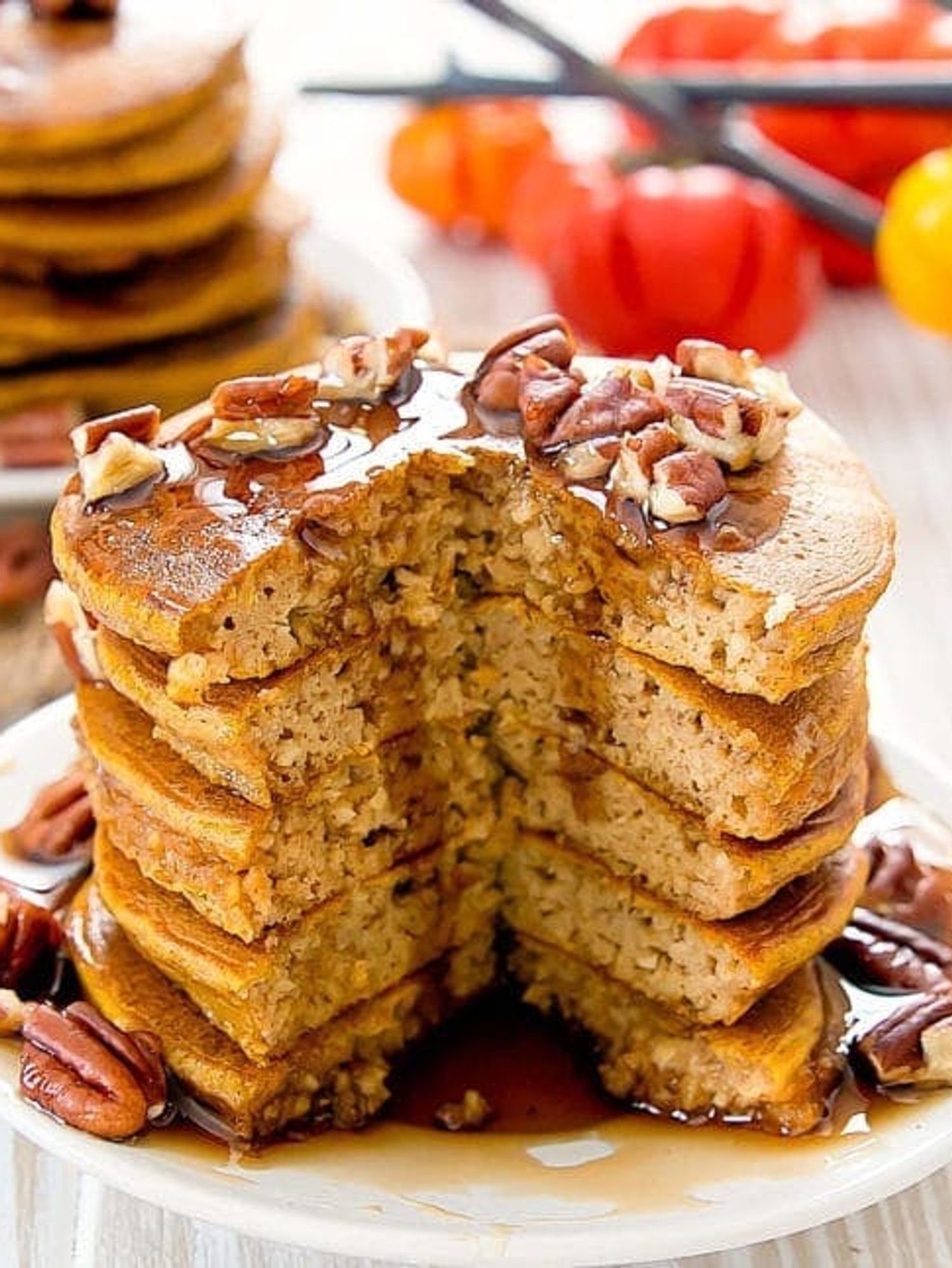Flourless Pumpkin Pancakes