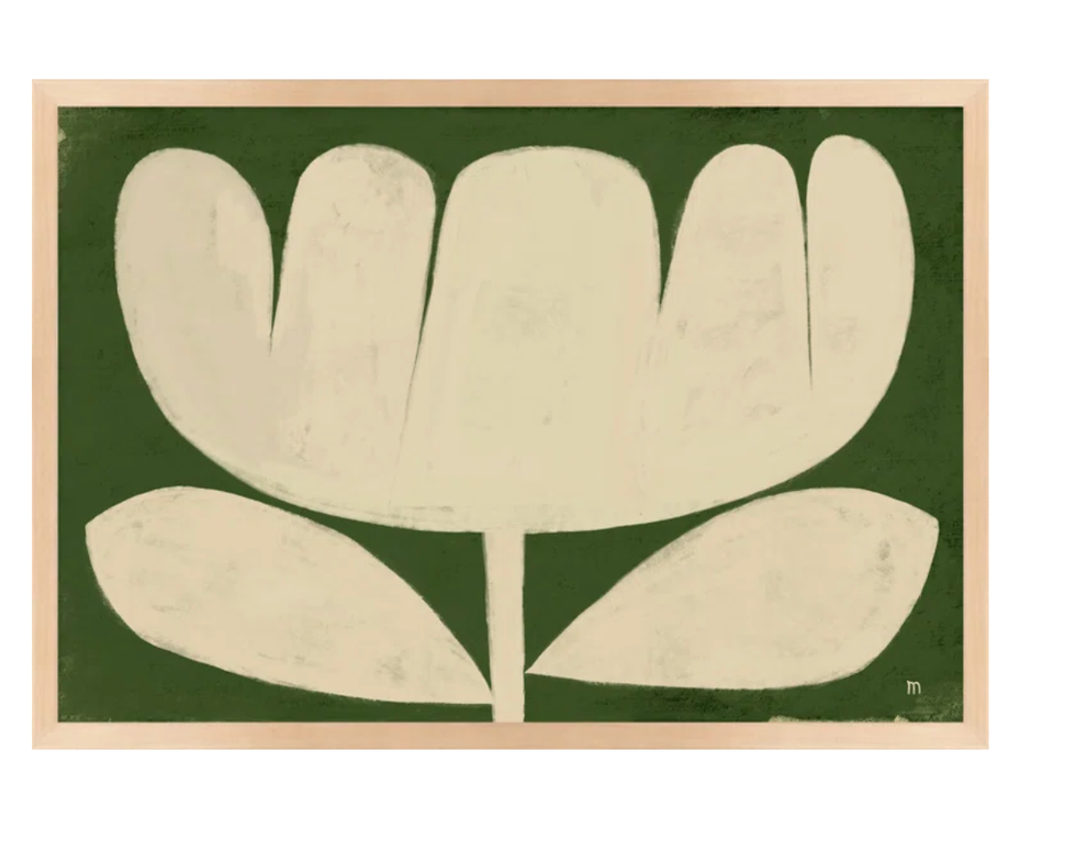 Flower on Green by Studio M