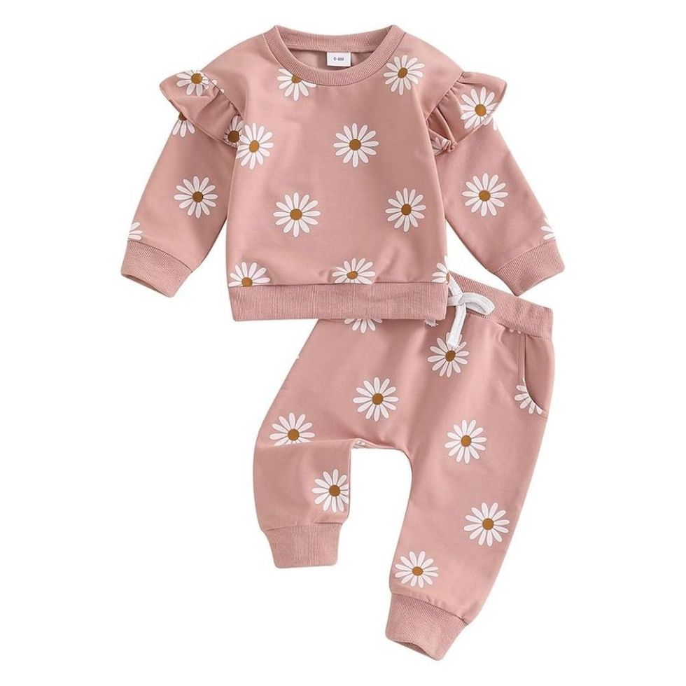 Flower Sweatsuit Set