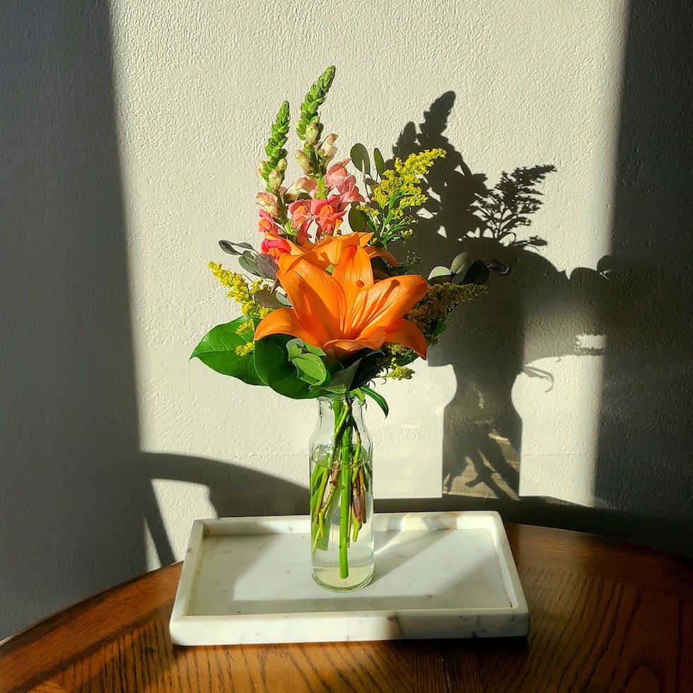 flowers in a vase