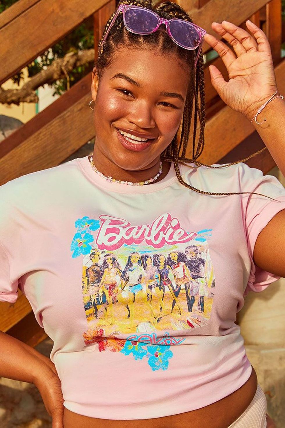 Forever 21 x Barbie collab Plus Size Barbie Graphic Tee