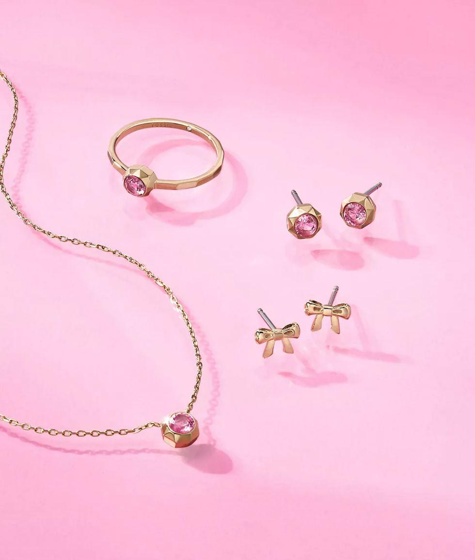 Fossil x Barbie jewelry