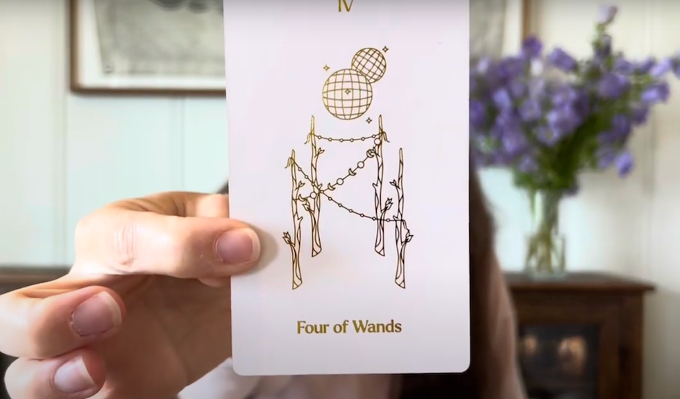 Four of Wands Tarot Card