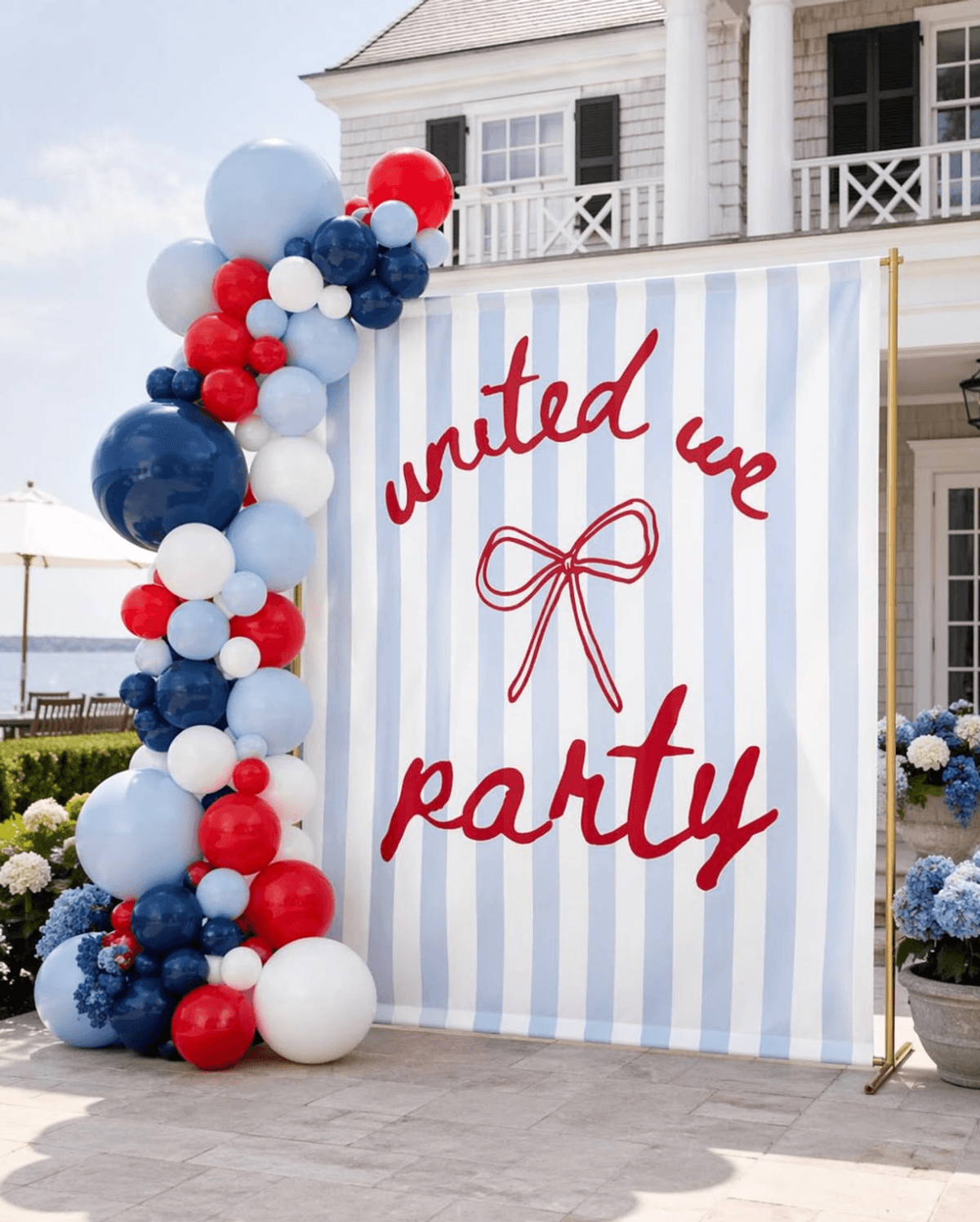 fourth of july united we party backdrop