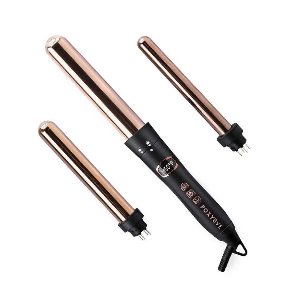 FoxyBae Rose Gold 3-in-1 Curling Wand