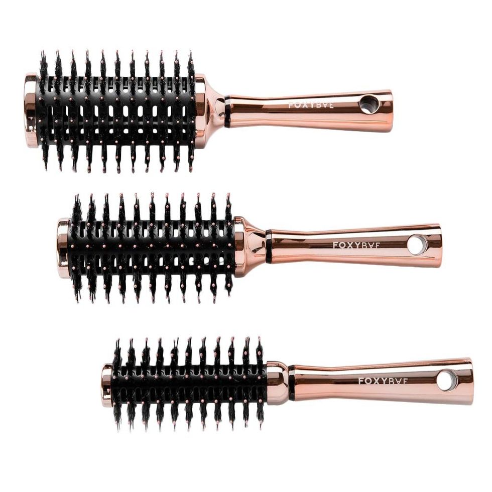 Foxybae Rose Gold Round Brush Set