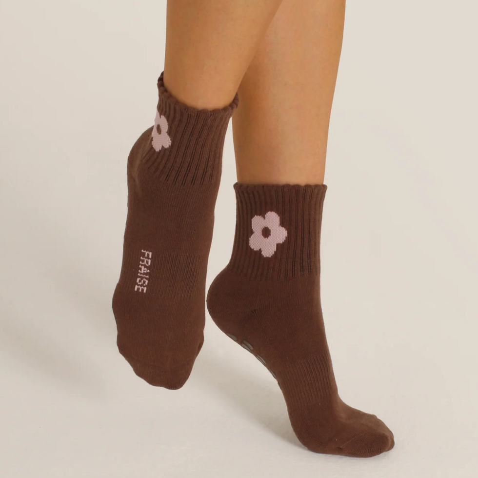 Fraise Petal Ankle Socks